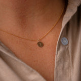 Yellow Gold Letter Necklace