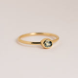 Oval Green Sapphire Ring