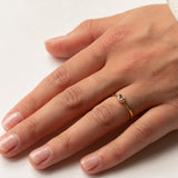 Oval Green Sapphire Ring