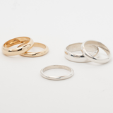 Half Round Wedding Band