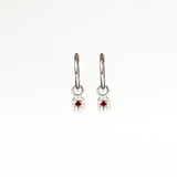 Ruby Astra Huggie Earrings