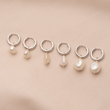 Baroque Pearl Huggies