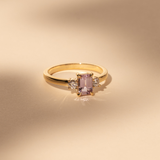 Orbit 0.90ct Emerald-Cut Pink Sapphire