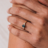 Dahlia 0.985ct Oval Parti Sapphire