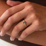 Dahlia 0.57ct Emerald-cut Green Sapphire