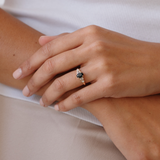 Posy 1.32ct Oval Green Sapphire