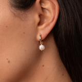 Baroque Pearl Huggies