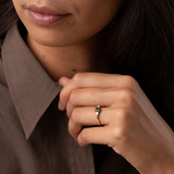 Dahlia 0.62ct Round Green Sapphire