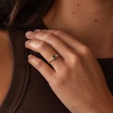 Dahlia 0.57ct Emerald-cut Green Sapphire