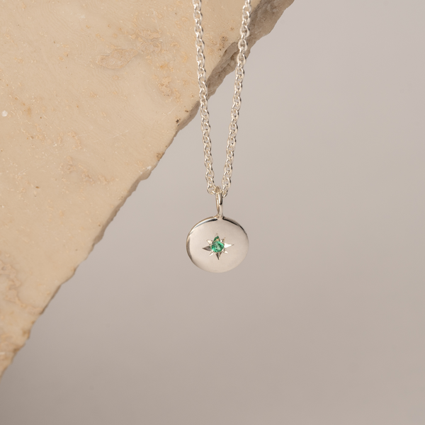 Emerald Starry Night Necklace