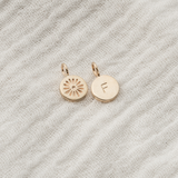 Reversible Daisy Letter Pendant