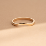 Wave Wedding Band