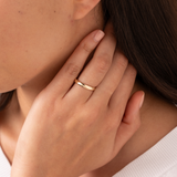 Half Round Wedding Band