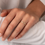 Half Round Wedding Band