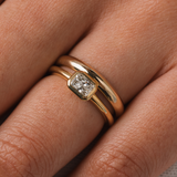 Half Round Wedding Band