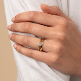 Half Round Wedding Band