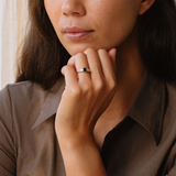 Posy 0.86ct Asscher-cut Teal Sapphire