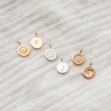 Reversible Daisy Letter Pendant