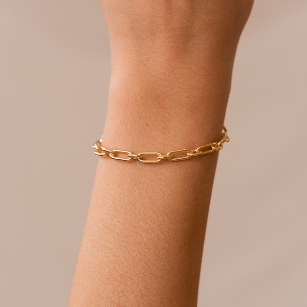 Figaro Paperclip Chain Bracelet