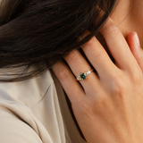 Posy 1.11ct Emerald-cut Green Sapphire