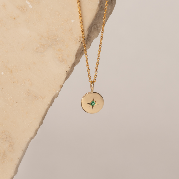 Emerald Starry Night Necklace