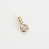 Round Diamond Pendant Charm