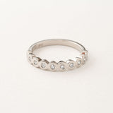Orbit Half Eternity Ring