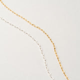 Diamond Cut Paperclip Chain