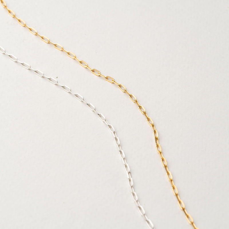 Diamond Cut Paperclip Chain