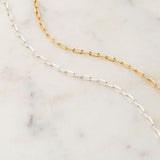 Diamond Cut Paperclip Chain