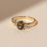 Orbit 1.23ct Oval Olive-Green Sapphire