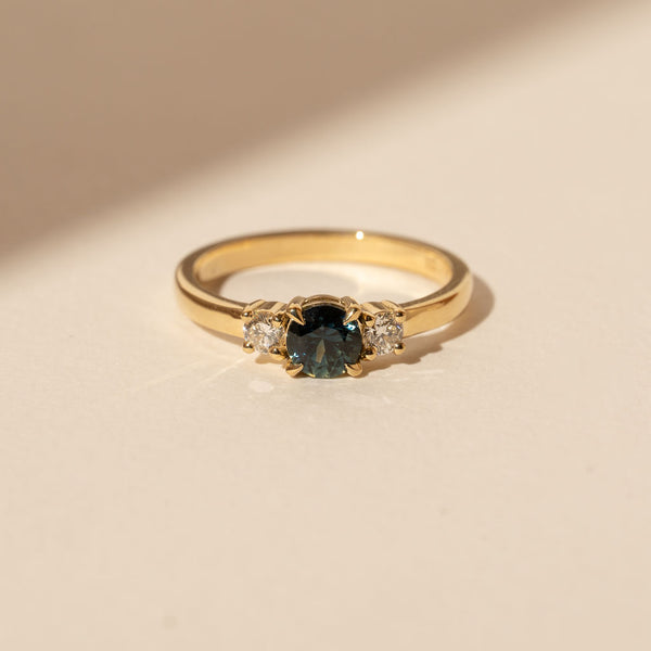 Orbit 0.65ct Round Parti Sapphire