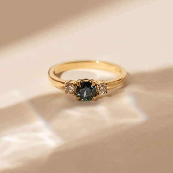 Orbit 0.65ct Round Parti Sapphire