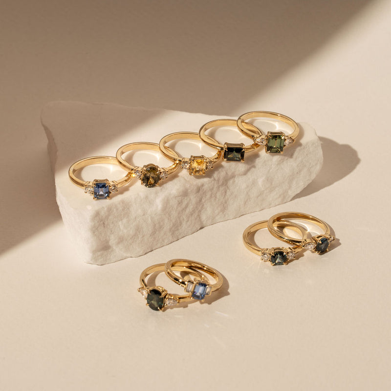Orbit 1.23ct Oval Olive-Green Sapphire