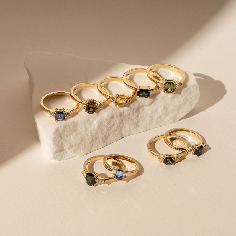 Orbit 1.23ct Oval Olive-Green Sapphire