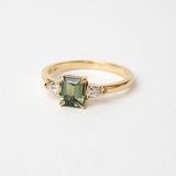 Dahlia 1.12ct Emerald Cut Green Sapphire