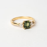 Dahlia 1.12ct Emerald Cut Green Sapphire