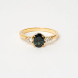 Dahlia 1.05ct Oval Green Sapphire
