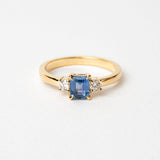 Orbit 0.81ct Emerald Cut Blue Sapphire