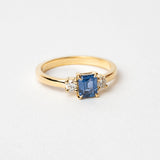 Orbit 0.81ct Emerald Cut Blue Sapphire