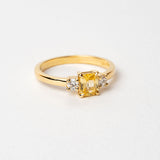 Orbit 0.72ct Emerald Cut Yellow Sapphire