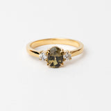 Orbit 1.23ct Oval Olive-Green Sapphire