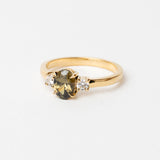 Orbit 1.23ct Oval Olive-Green Sapphire