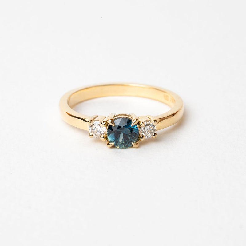 Orbit 0.65ct Round Parti Sapphire