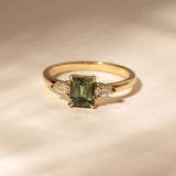 Dahlia 1.12ct Emerald Cut Green Sapphire