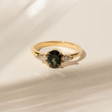 Dahlia 1.05ct Oval Green Sapphire