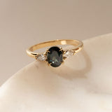 Dahlia 1.05ct Oval Green Sapphire