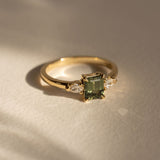 Dahlia 1.12ct Emerald Cut Green Sapphire