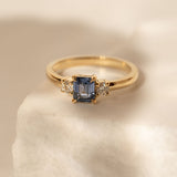 Orbit 0.81ct Emerald Cut Blue Sapphire