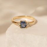 Orbit 0.81ct Emerald Cut Blue Sapphire